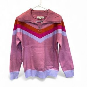 Grace + Emma Colorful Chevron Women's Sweater